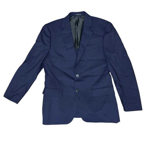 Men's Slim Fit Comfort Stretch E-motion Impact Suit Blue Suit Set 105 84 - Image 2 of 4