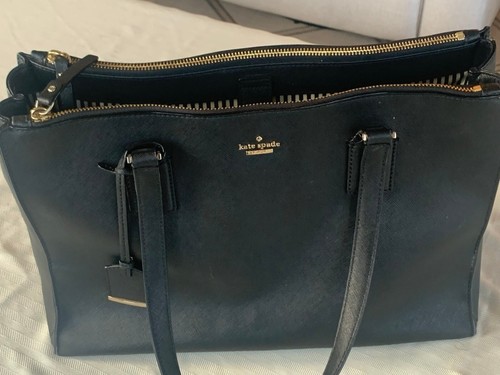 Kate Spade große 14,5" schwarze Handtasche Damenhandtasche - Bild 11 von 12