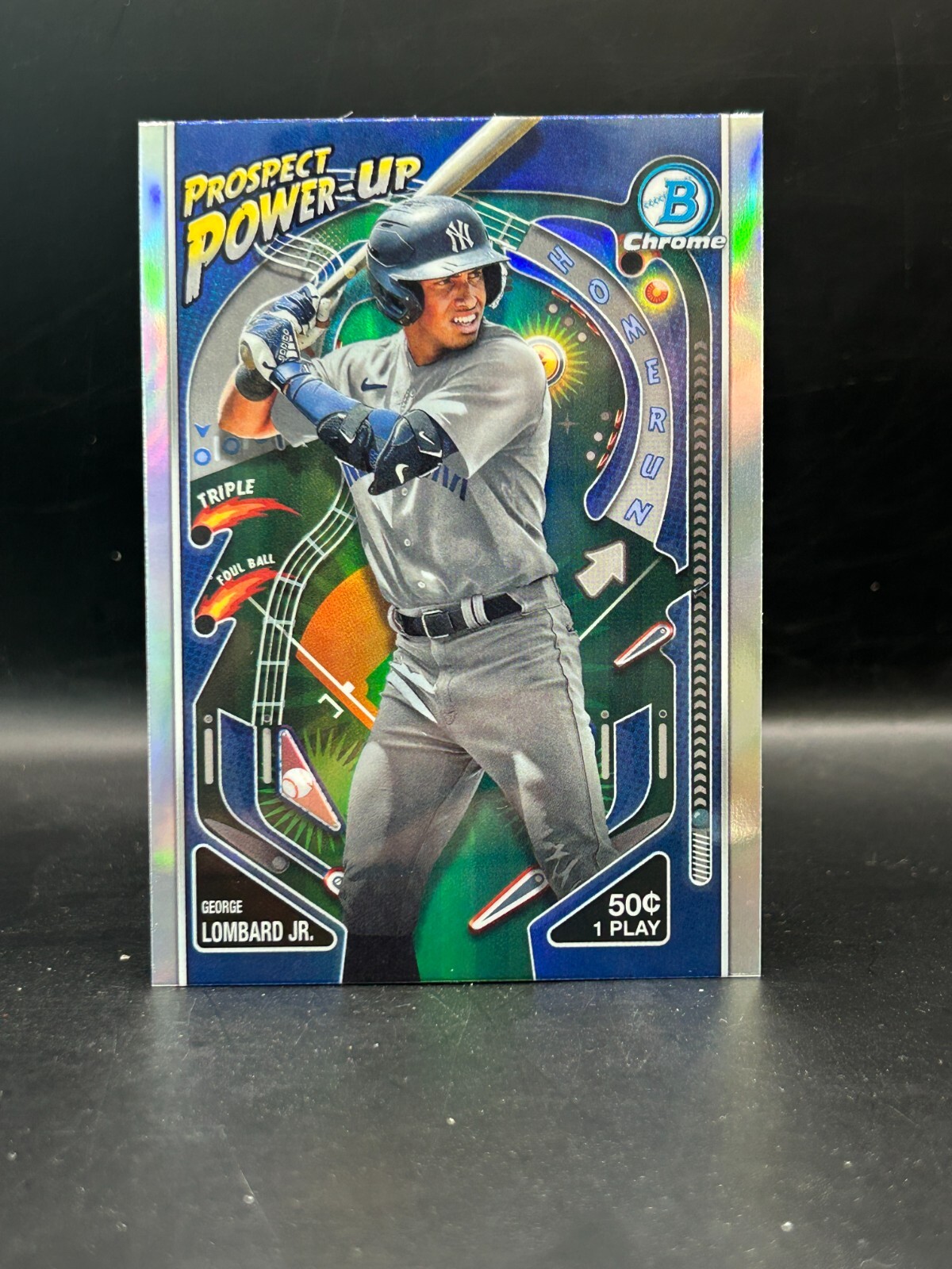 2024 Bowman Chrome #PP-17 George Lombard Jr Prospect Power-Up New York Yankees
