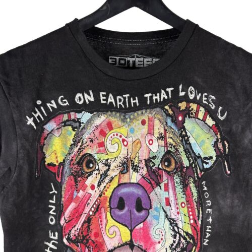 Mens Y2K 3D Tees The Mountain Big Dog Cute Animal Graphic Shirt Size S - Picture 2 of 5