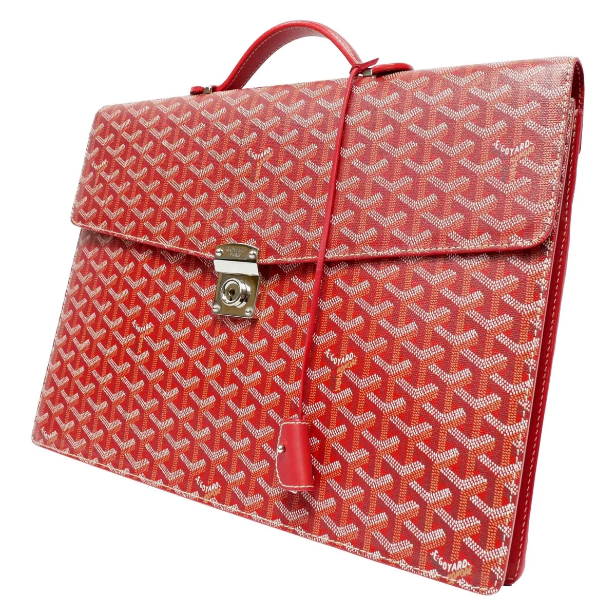 Shop GOYARD Blended Fabrics Leather Business & Briefcases by