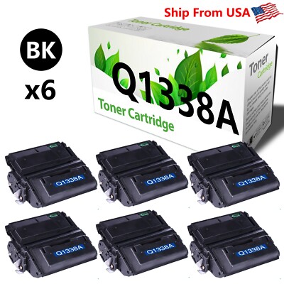 6 Cartucce Toner Compatibili HP 38A (1338A / Q1338A) Per Stampanti 4200 Series