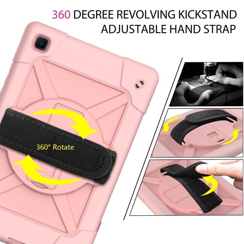 For Samsung Galaxy Tab A 10.1" S6 Lite 10.4" W/Hand Strap Shockproof Case Cover - 第 17/36 張圖片