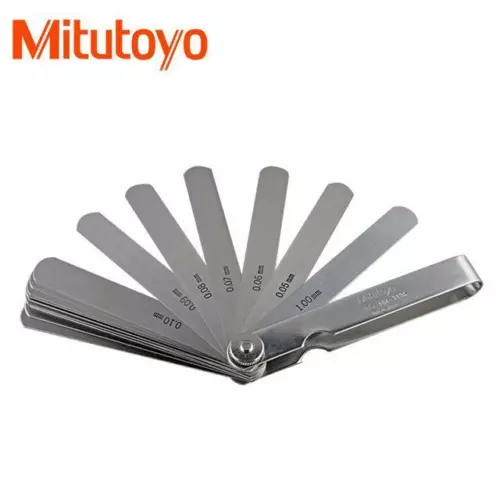 Mitutoyo 184-313S Thickness Gage 0.05-1mm Range, 28 leaves
