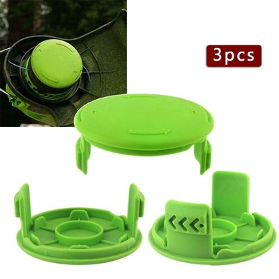 Für Greenworks Spulenabdeckung 2100202 2100302 2100702 3 STÜCKE Trimmer