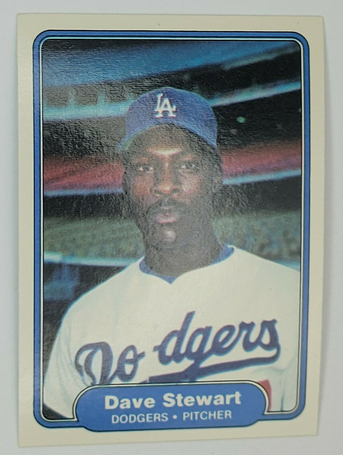 1982 Fleer Baseball RC #24 DAVE STEWART Los Angeles Dodgers Rookie | eBay