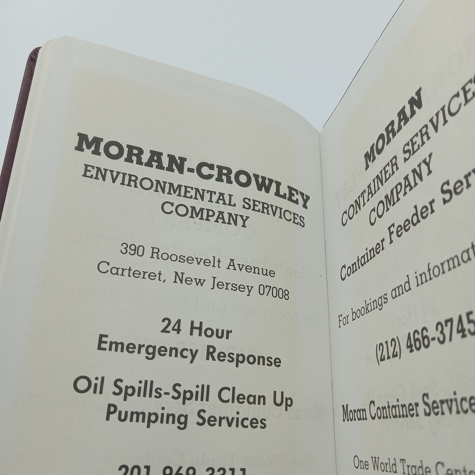 Moran Towing & Transportation Inc. 1985 Tide Slack Water Tables ONE