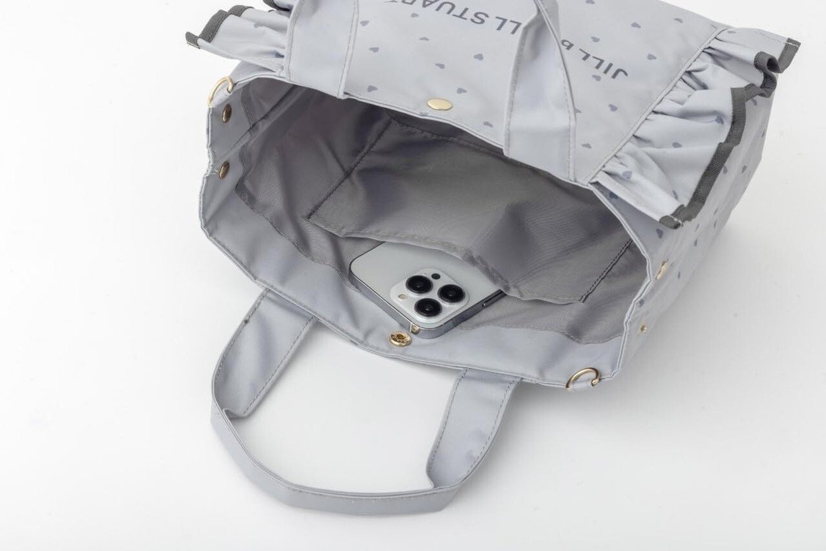JILL by JILL STUART BOOK Heart Frill Bag GRAY ver. Bag +