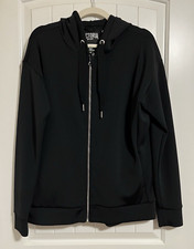 Victoria's Secret VS Victoria Sport Women's MEDIUM Black Hoodie Full Zip Jacket