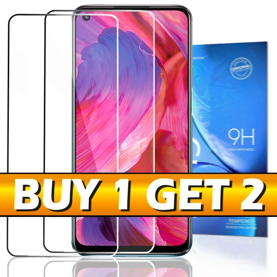 EPHONE HUT Tempered Glass Screen Protector For Oppo Find X2 X3 X5 Lite X8 Pro 5G
