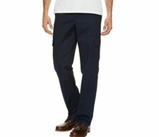 Dickies Regular Straight Stretch Twill Cargo Pant  Navy  48 x 30  WP595DN
