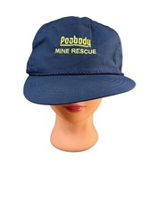 VTG Peabody Coal Company Mine Rescue Leather Back Cap