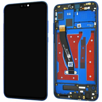 Huawei Honor 8X | Komplettes LCD Display | Bildschirm Einheit mit Rahmen | Blau