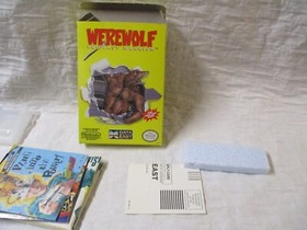 NINTENDO NES WEREWOLF WITH BOX STYROFOAM AND PAPERWORK