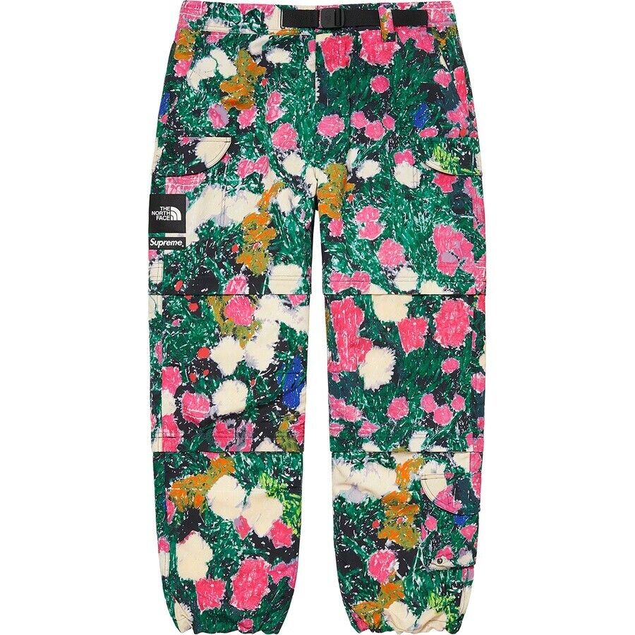 Supreme The North Face Trekking Zip-Off Belted Pant Flowers M