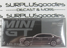 2024 Mini-GT Overseas Box Edition: Dravit Grey BMW i7 xDrive60 Item #MGT00818-L