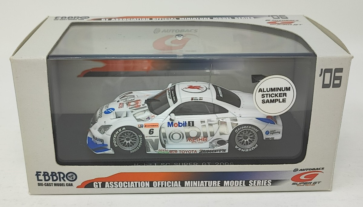 1/43 Ebbro Mobil 1 Lexus SC 430 JGTC 2006 car #6 #805 CS1095 for 