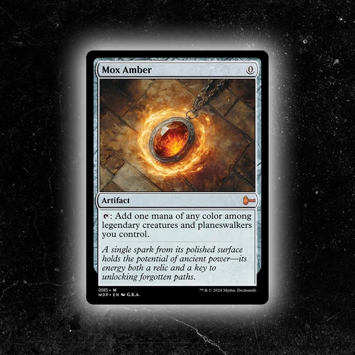 Mox Amber - Custom Magic: The Gathering Card - High-Quality