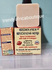 X 1 Soap GOLDEN FACE lightening FACE Cream. 150g X 1 100% Satisfaction 
