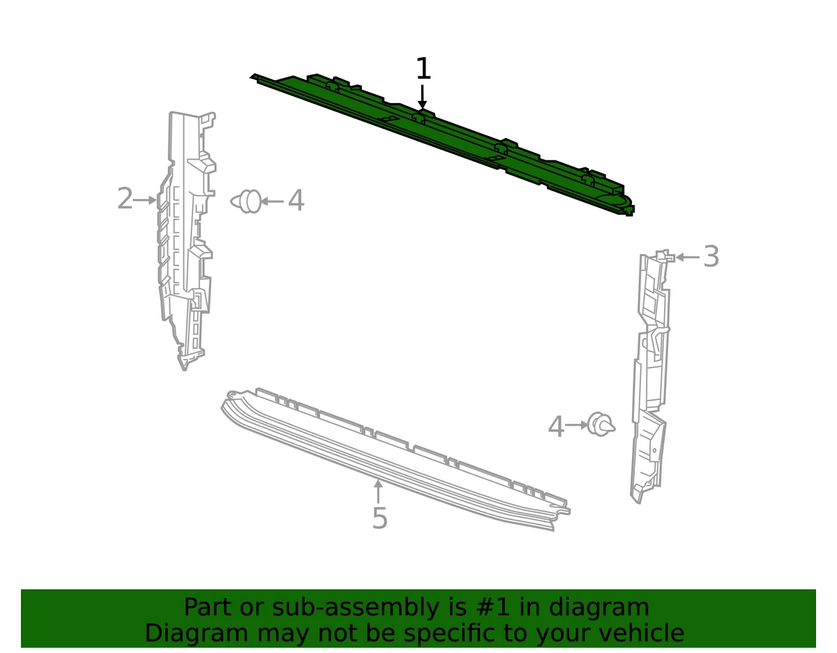 Genuine GM 2019-2020 Upper Baffle 23390788 | eBay