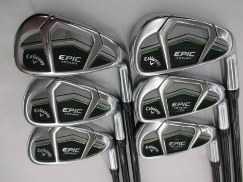 Callaway Epic Star CF17 Iron Set 6-P,A Grand Bassara 55i Senior Flex J