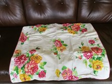 1 VTG WESTPOINT STEVENS STD PILLOW SHAM PINK FLORAL NEW COTTON 31" x26"