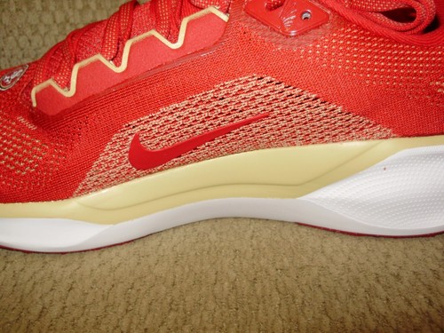 NFL San Francisco 49ers NIKE AIR ZOOM PEGASUS 41 FZ5070-600 Men's Shoes 10.5M - Picture 4 of 10