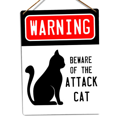 Attack Cat Sign Metal The Battle Cats 