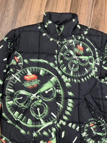 Supreme Watches Reversible Puffer Jacket/Coat Medium Vintage Bape - Picture 2 of 9