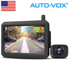 AUTO-VOX Wireless Backup Camera Car Rear View Reverse Camera with 5" Monitor W7