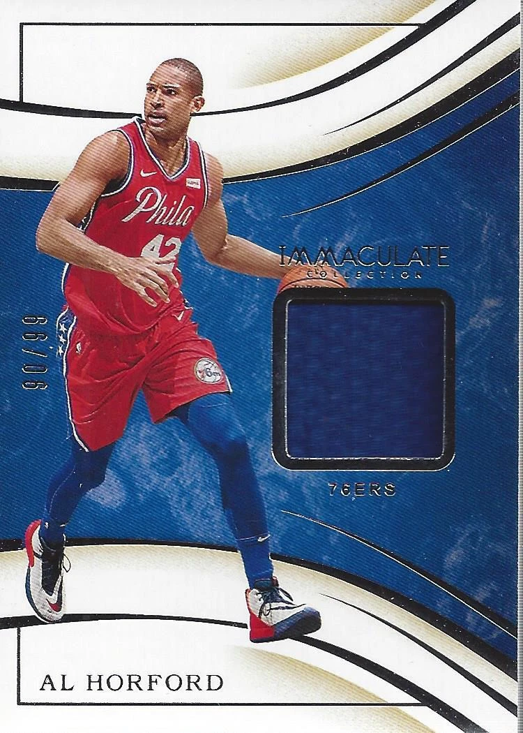 2019 20 Immaculate Materials 39 Al Horford Jersey 99 NM MT eBay