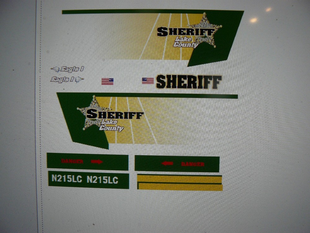 Lake County Florida  Sheriff  Helicopter Decals   1:72