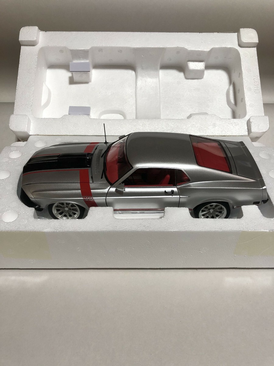 1969 Mustang SILVER 1:18 1801842 Acme | eBay