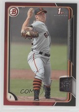 2015 Bowman Prospects Black-Red Ty Blach #BP24 8s6