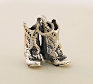 James Avery Cowboy Boots Charm in 925 Sterling Silver