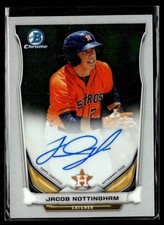 2014 BOWMAN CHROME AUTO JACOB NOTTINGHAM ASTROS