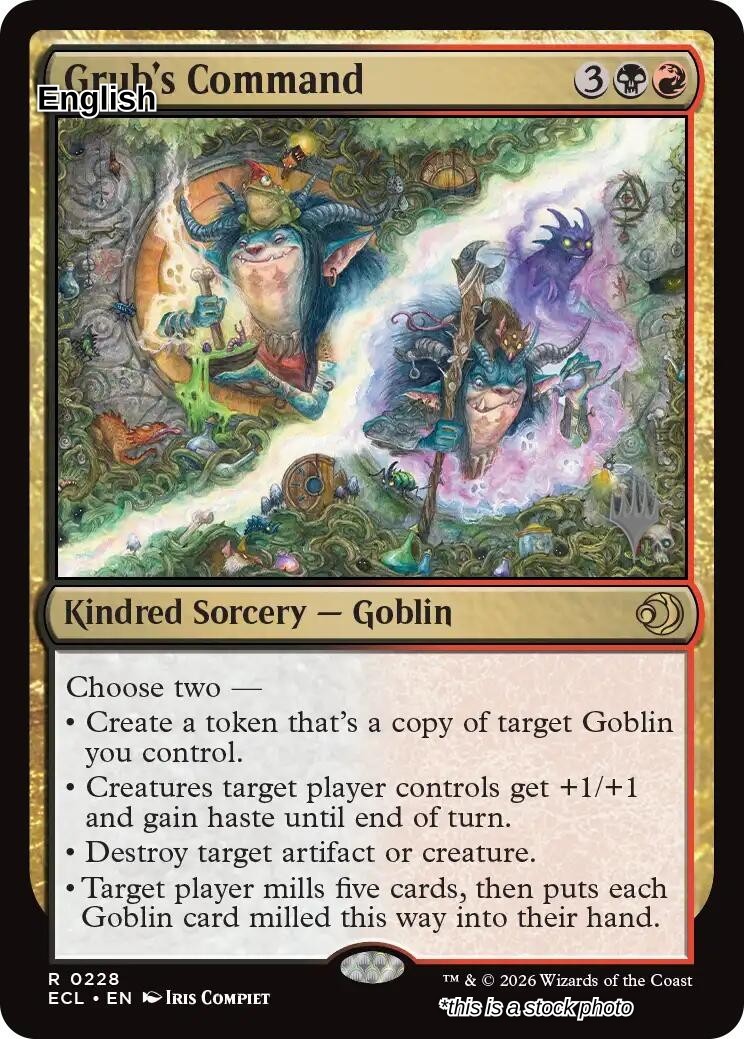 Grub's Command - PPECL - LP TCG MTG