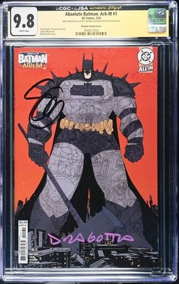 Absolute Batman Ark-M #1  CGC 9.8 ROSSMO Signed Dragotta Snyder 1st Deathstroke