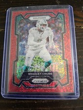 2023 Panini Prizm - Bradley Chubb #186 Red Sparkle Prizm