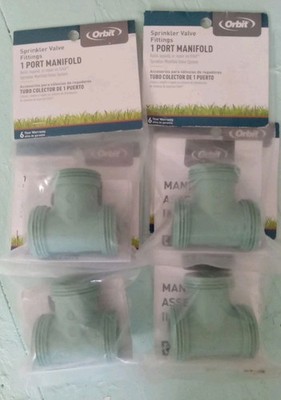 *LOT OF 4* Orbit 1-Port Manifold (Model: 57181) *NEW/SEALED*
