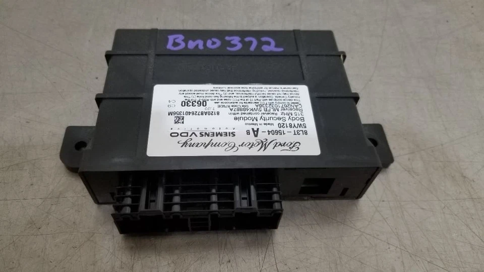 08 2008 Ford F150 King Ranch módulo de control de bloqueo de robo 8L3T15604AB Foto 2 de 4