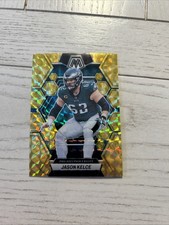 Jason Kelce and Cris Carter 2023 Miss Print And Miss Cut Yellow Mosaic