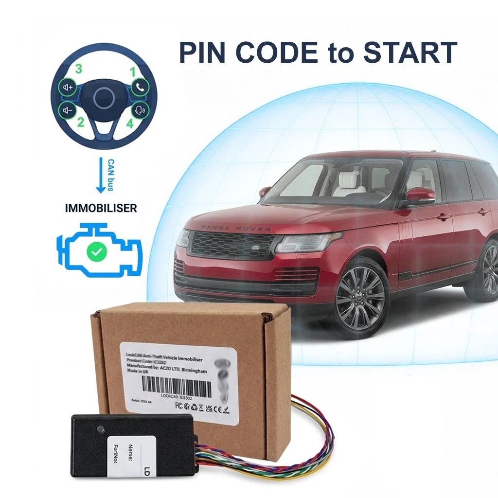LockCar 4G live camera system with remote control