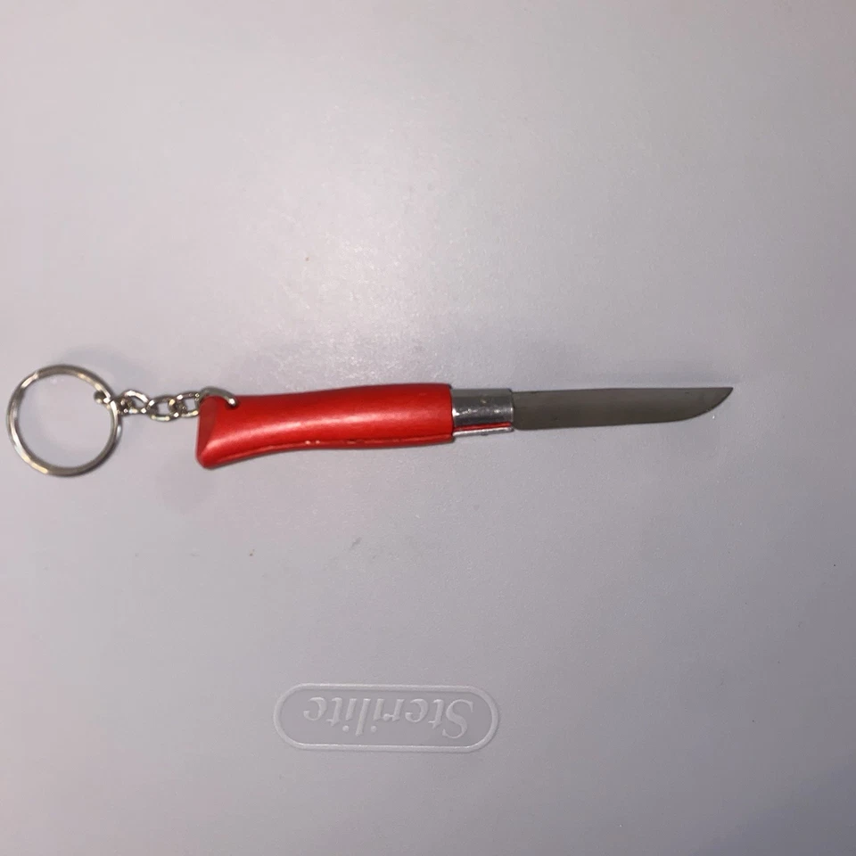 Llavero Cuchillo Plegable Opinel Nº4 - Bolsillo Compacto Acero Inoxidable Sin Bloqueo Foto 4 de 4
