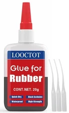 Black Rubber Glue,Super Instant Glue Bonding Between Rubbers,Rubber and... 