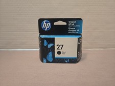 Genuine HP 27 C8727AN Black Printer Ink Cartridge EXP Unknown