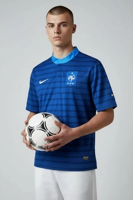T-Shirt Nike Jersey De Football France Équipe Nationale Euro 2012 Taille M - Photo 1/4