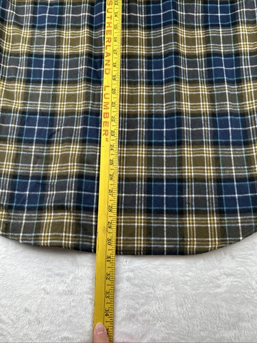 LL Bean Hemd Herren groß kariert Flanell Button Down traditionelle Passform Tasche Baumwolle - Bild 19 von 20