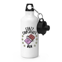 VerrüCkt Schokolade Mann Stars Sports Wasserflasche Chocoholic Lustig Witz Essen