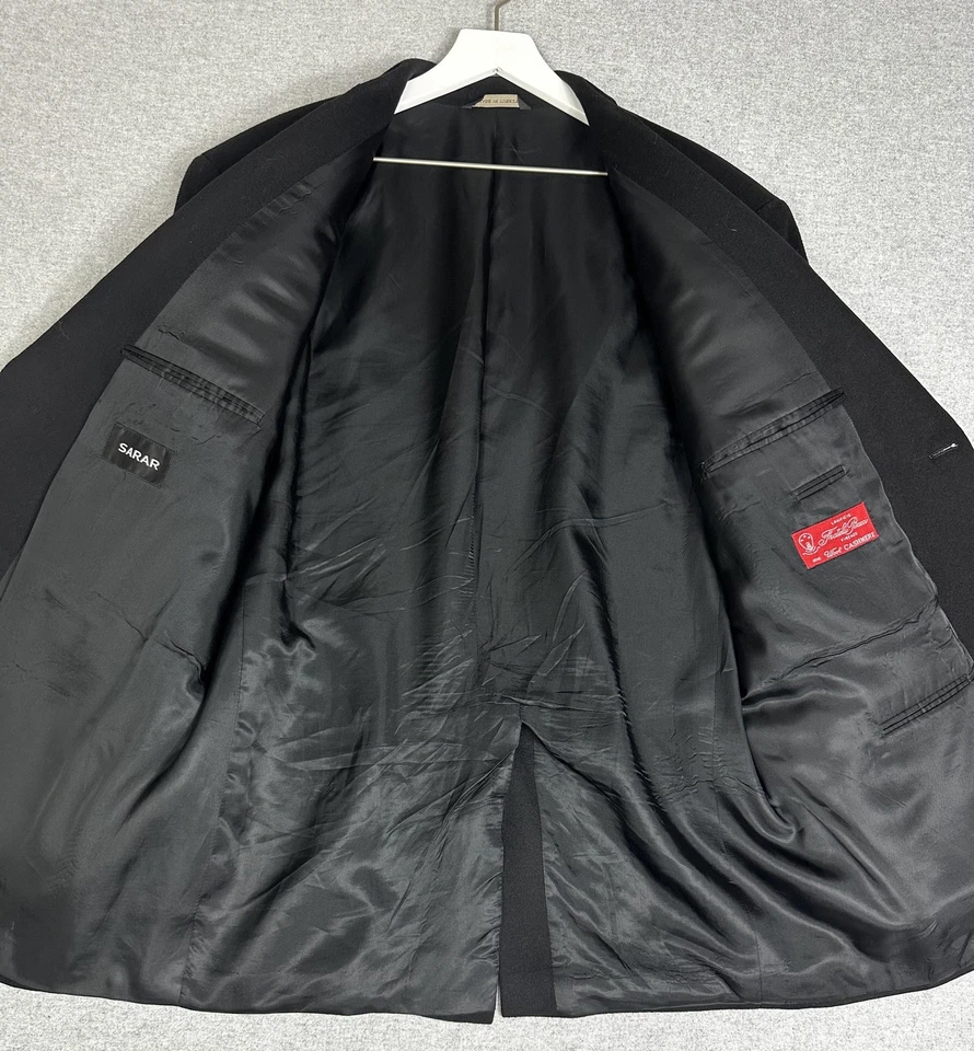 Blazer Sarar Masculino 44 Lã Cashmere Fratelli Bacci Firenze Jaqueta Casaco Esportivo - Imagem 3 de 4